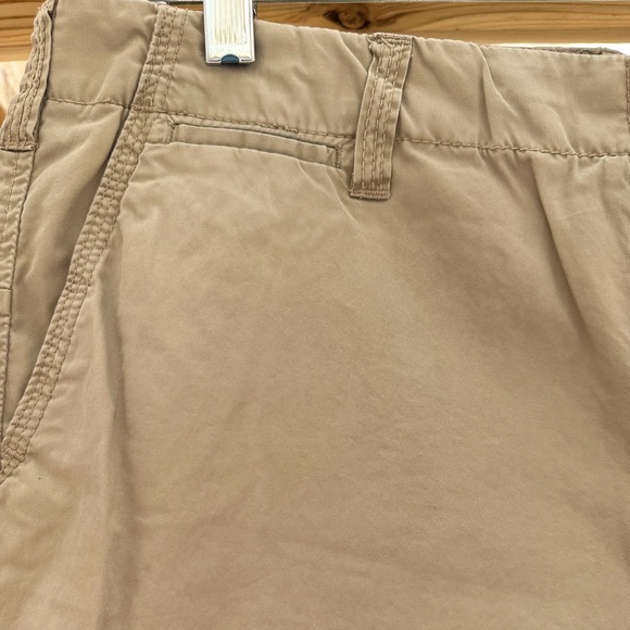 J. Crew NWOT Tan Utility Chino Classic Twill Cotton Roll Up Shorts size 12 - Picture 11 of 15